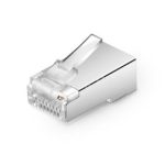 Cat6 RJ45 Modular Plug (Two-Piece Suit), Shielded (STP) Network Connector for 26AWG Twisted Pair Stranded Cable 50/Pack Supplier in Dubai UAE