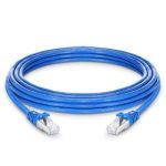 25ft (7.6m) Cat7 Snagless Shielded (SFTP) PVC CM Ethernet Network Patch Cable, Blue Supplier in Dubai UAE