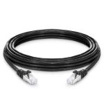 25ft (7.6m) Cat7 Snagless Shielded (SFTP) PVC CM Ethernet Network Patch Cable, Black Supplier in Dubai UAE