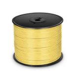Cat5e Ethernet Bulk Cable, 1000ft (305m), UL Listed, 24AWG Solid Pure Bare Copper Wire, 350MHz, Unshielded (UTP), PVC CMR Yellow Supplier in Dubai UAE