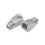 Cat6 RJ45 Strain Relief Boots, 6.0mm OD for Cat6 UTP 23~24AWG Ethernet Cables, Gray, 50PCS/Pack Supplier in Dubai UAE
