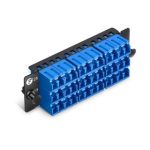 FHD Fiber Adapter Panel, 36 Fibers OS2 Single Mode, 18 x LC UPC Duplex (Blue) Adapter, Ceramic Sleeve  Supplier in Dubai UAE
