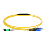1m (3ft) MTP® Female to 4 MDC UPC Duplex 8 Fibers Type B Plenum (OFNP) OS2 9/125 Single Mode Elite Breakout Cable, Supplier in Dubai UAE