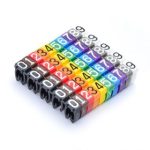 10pcs/Pack Cat5e Color Label Numeric Cable Wire Marker Identification Supplier in Dubai UAE