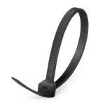 100pcs/Bag 8in.L x 0.2in.W Self-Locking Nylon Cable Ties-Black Supplier in Dubai UAE