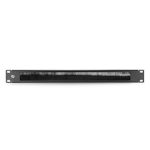 1U Horizontal Cable Panel with Brush Seal Strip, Pass-Through, Steel Frame, for 19" EIA Supplier in Dubai UAE