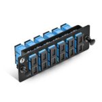 FHD Fiber Adapter Panel, 12 Fibers OS2 Single Mode, 6 x SC UPC Duplex (Blue) Adapter, Ceramic Sleeve Supplier in Dubai UAE