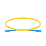 1m (3ft) SC UPC to SC UPC Simplex OS2 Single Mode PVC (OFNR) 2.0mm Fiber Optic Patch Cable #40494 Supplier in Dubai UAE