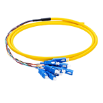 1.5m (5ft) SC UPC 12 Fibers OS2 Single Mode Bunch PVC (OFNR) 0.9mm Fiber Optic Pigtail #42410 Supplier in Dubai UAE