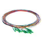 1m (3ft) LC APC 12 Fibers OS2 Single Mode Unjacketed Color-Coded Fiber Optic Pigtail #42417 Supplier in Dubai UAE