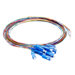 1m (3ft) SC UPC 12 Fibers OS2 Single Mode Unjacketed Color-Coded Fiber Optic Pigtail #42458 Supplier in Dubai UAE