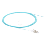 1m (3ft) LC UPC Simplex OM3 Multimode PVC (OFNR) 0.9mm Fiber Optic Pigtail #42466 Supplier in Dubai UAE