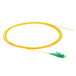 1m (3ft) LC APC Simplex OS2 Single Mode PVC (OFNR) 0.9mm Fiber Optic Pigtail #42477 Supplier in Dubai UAE