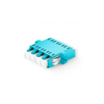 LC/UPC to LC/UPC 10G Quad OM3 Multimode Plastic Fiber Adapter/Coupler with Flange, Aqua #49998 Supplier in Dubai UAE