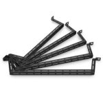 Zero U Horizontal Cable Lacer Bar, L-Shaped with 4.02" Offset, Steel, 5pcs/Pack, for 19" EIA Suplier in Dubai UAE