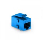 Cat6 Keystone RJ45 Coupler, Unshielded, Female to Female Insert Inline Coupler - Blue Supplier in Dubai UAE