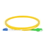 1m (3ft) LC UPC to SC APC Duplex OS2 Single Mode PVC (OFNR) 2.0mm Fiber Optic Patch Cable Supplier in Dubai UAE