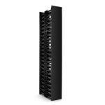 45U 4.9" Wide Plastic Dual Sided Vertical Cable Manager, (2) 22.5U Sections with Cover Supplier in Dubai UAE