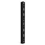 45U 4.9" Wide Plastic Single Sided Vertical Cable Manager, (2) 22.5U Sections with Cover Supplier in Dubai UAE