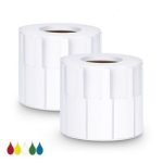 2.76in.L x 0.94in.W P Type Cable Adhesive Label Paper-1000pcs/Roll, White Supplier in Dubai UAE