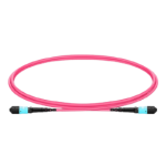 1m (3ft) MTP®-16 APC (Female) to MTP®-16 APC (Female) OM4 Multimode Elite Trunk Cable, 16 Fibers, Plenum (OFNP), Magenta, for 400G Network Connection Supplier in Dubai UAE
