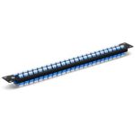 FHU 1U 19'' Fiber Adapter Panel, 96 Fibers OS2 Single Mode, 48 x LC UPC Duplex (Blue) Adapter, Ceramic Sleeve Supplier in Dubai UAE