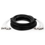 3m (10ft) 6 Jack to 6 Jack Cat6a Shielded (SFTP) PVC CMR Pre-Terminated Copper Trunk Cable Supplier in Dubai UAE