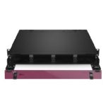 FHD High Density 1U Rack Mount Enclosure Unloaded, Sliding Drawer, Holds up to 4 x FHD Cassettes or Panels, 144 Fibers (LC)  Supplier in Dubai UAE