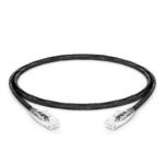 3ft (0.9m) Cat6 Snagless Unshielded (UTP) PVC CM Ethernet Network Patch Cable, Black Supplier in Dubai UAE