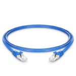 3ft (0.9m) Cat6 Snagless Shielded (SFTP) PVC CMX Ethernet Network Patch Cable, Blue Supplier in Dubai UAE