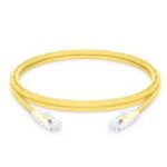 8ft (2.4m) Cat5e Snagless Unshielded (UTP) PVC CM Ethernet Patch Cable, Yellow Supplier in Dubai UAE