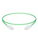 1ft (0.3m) Cat6 Snagless Unshielded (UTP) PVC CM Slim Ethernet Network Patch Cable, Green Supplier in Dubai UAE