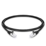 3ft (0.9m) Cat7 Snagless Shielded (SFTP) PVC CM Ethernet Network Patch Cable, Black Supplier in Dubai UAE