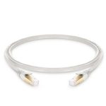 3ft (0.9m) Cat8 Snagless Shielded (SFTP) PVC CMX Ethernet Network Patch Cable, Off-White Supplier in Dubai UAE
