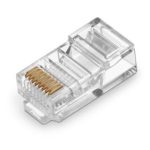 Cat6 RJ45 Modular Plug (Two-Piece Suit), Unshielded (UTP) Network Connector for 23~24AWG Twisted Pair Stranded Cable 50/Pack Supplier in Dubai UAE