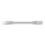 6in (0.15m) Cat6a Snagless Shielded (SFTP) PVC CM Ethernet Network Patch Cable, Gray Supplier in Dubai UAE