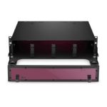 FHD High Density 2U Rack Mount Enclosure Unloaded, Sliding Drawer, Holds up to 8 x FHD Cassettes or Panels, 288 Fibers (LC) Supplier in Dubai UAE