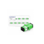 SC/APC to SC/APC Simplex Single Mode Fiber Optic Adapter/Coupler with Flange (10pcs/Pack) #76106 Supplier in Dubai UAE