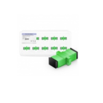 SC/APC to SC/APC Simplex Single Mode Fiber Optic Adapter/Coupler without Metal Clips with Flange (10pcs/Pack) #76115 Supplier in Dubai UAE