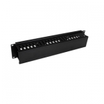 Extell 2U 19" Cable management Duct type black - E491010023 Supplier in Dubai UAE