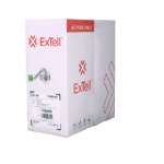 ExTell Category 6 U/UTP lift cable, 305M box, 2 x steel wire Elastic PVC Jacket, Black - E501600063 Supplier in Dubai UAE