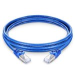 35ft (10.7m) Cat6a Snagless Shielded (SFTP) PVC CM Ethernet Network Patch Cable, Blue Supplier in Dubai UAE