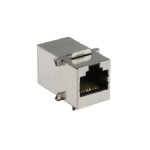 Cat6 Keystone RJ45 Coupler, Unshielded, Female to Female Insert Inline Coupler - Gray Supplier in Dubai UAE