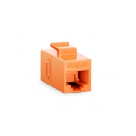 orenge-280x280 Cat5e Keystone RJ45 Coupler, Unshielded, Female to Female Insert Inline Coupler - Orange Supplier in Dubai UAE - Image 1