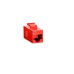 Cat6 Keystone RJ45 Coupler, Unshielded, Female to Female Insert Inline Coupler - Red Supplier in Dubai UAE