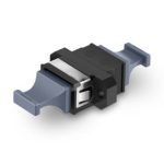 US Conec MTP®/MPO-8/12/24 Black Fiber Optic Adapter/Coupler with Flange, Key Up to Down Supplier in Dubai UAE