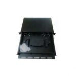 Dconnect Fiber Patch Panel 1u Unloaded with 24 port LC Duplex Cut Outs Supplier in Dubai UAE.