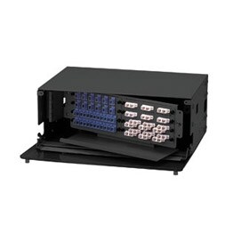 BELDEN-AX100116 Belden AX100116 FIBRE EXPRESS 19" RACK MOUNT PATCH PANEL 4U - BLACK Supplier in Dubai UAE - Image 1