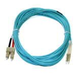 Datacom DC-PC-SCLC-50-03D-M4	SC TO LC PATCH CORD MULTIMODE 50/125 OM4- 3 METER DUPLEX, AQUA 2MM CABLE Supplier in Dubai UAE