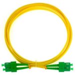 Opterna CASCA207A2DXLSCA030YL SC/APC SC/APC SINGLE MODE FIBER OPTIC PATCH CORD DUPLEX 3 METER Supplier in Dubai UAE